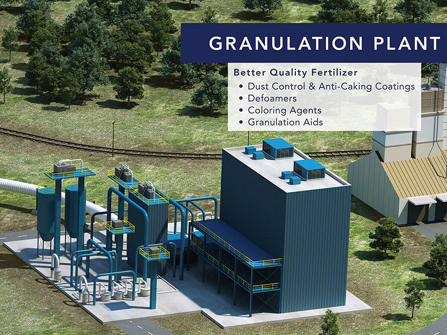 Phosphate mine to market model - Granulation Plant
